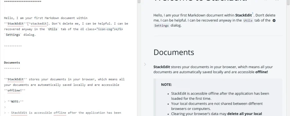 Markdown 在线编辑阅读器及应用收集