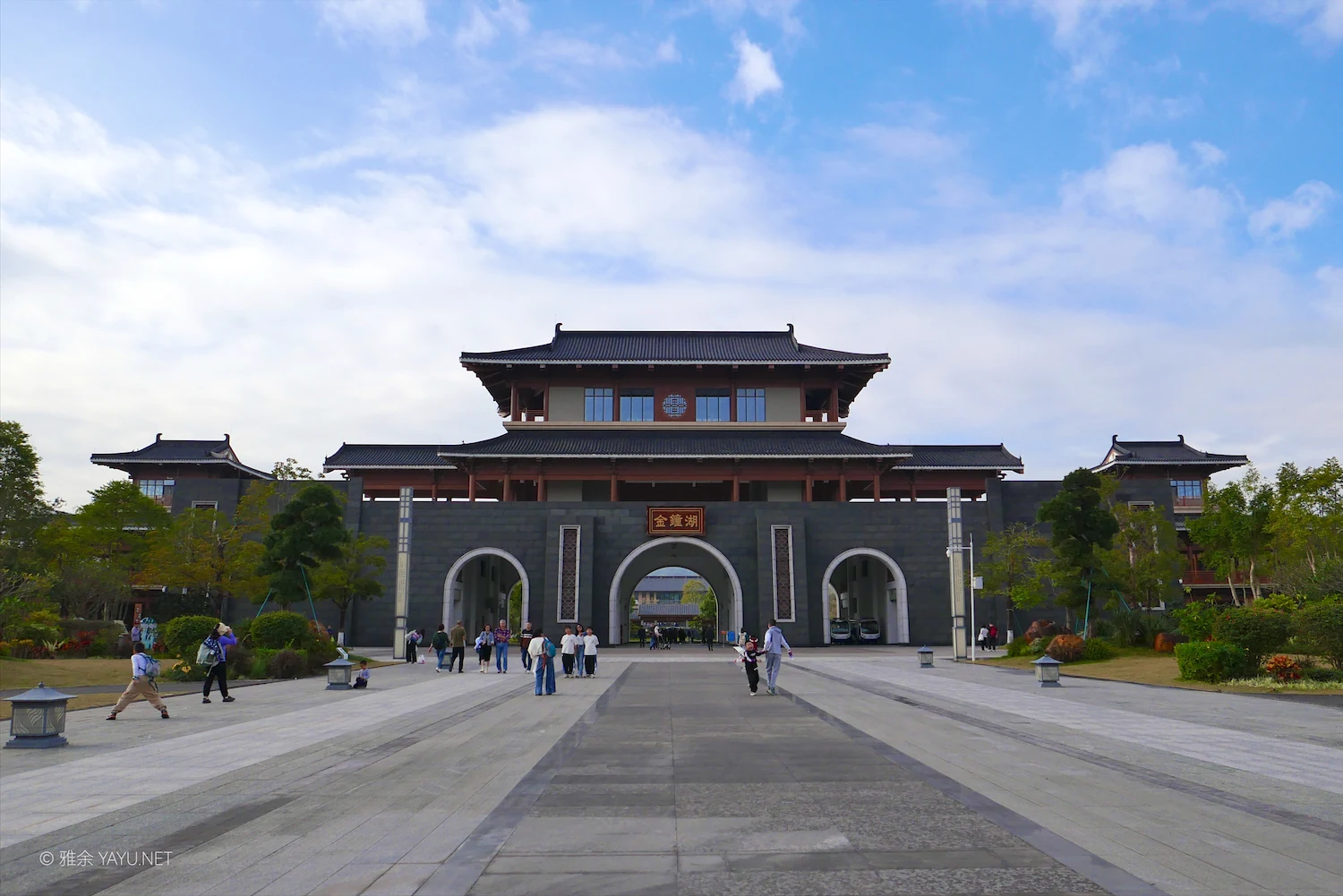 游中山金钟水库打卡水杉林（图1）